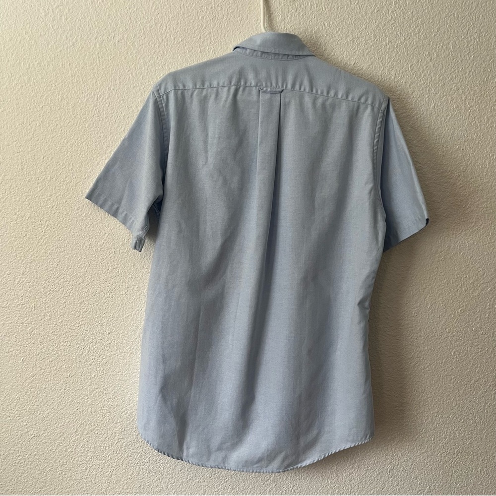 Stafford Short Sleeve Light Blue Shirt Men’s Size 16 - Picture 2 of 6